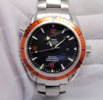 Omega Seamaster Orange Replica Watch - Omega Seamaster Orange Bezel Watch For Sale